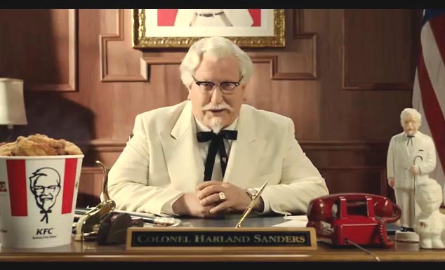 KFC “resucita” al Coronal Sanders para remozar a su marca